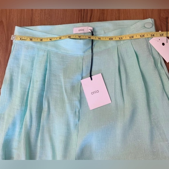 Onia Jodie Swimsuit Cover Up Pants Glitter Pleat - Picture 3 of 3